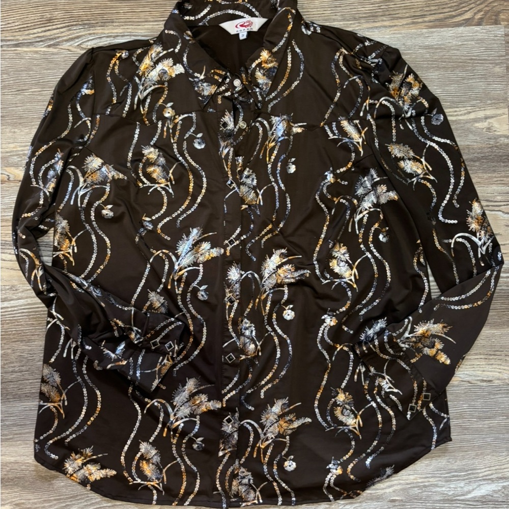 Women's Roper Button Up Blouse - 2x